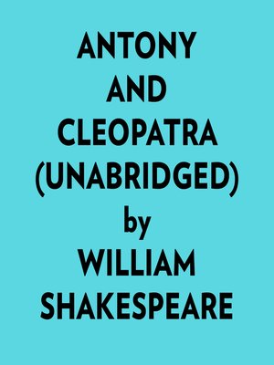 cover image of Antony and Cleopatra (Unabridged)